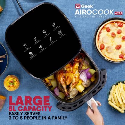Geek Airocook Aura 1500 Watt Digital Air Fryer