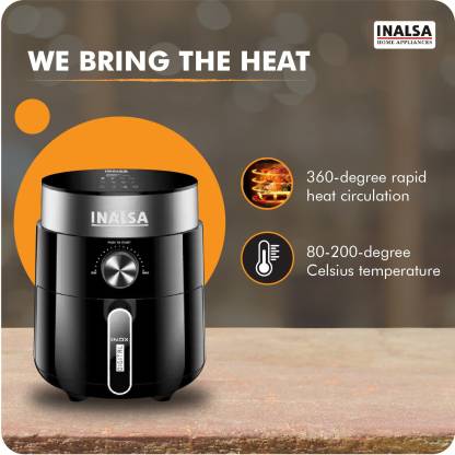Inalsa 1200 Watt Digital Inox Air Fryer