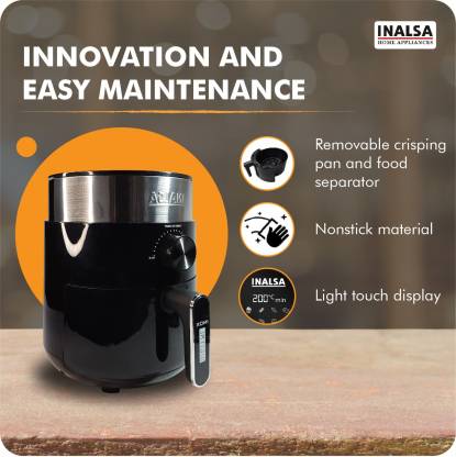 Inalsa 1200 Watt Digital Inox Air Fryer