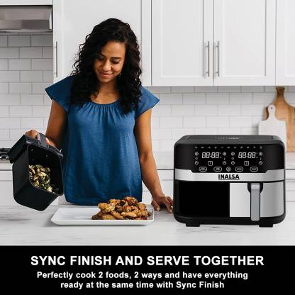 Inalsa 2100 Watt Nutri Fry Dual Zone Air Fryer