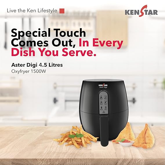 Kenstar Aster Digi 1500 Watt  Air Fryer