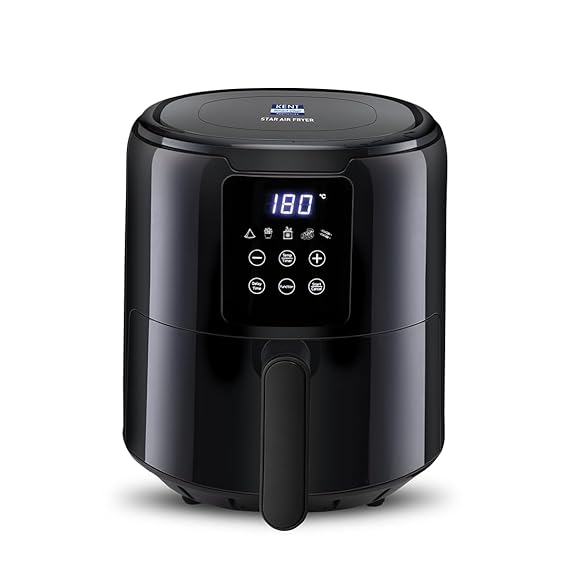 KENT Star 1300 Watt Air Fryer with LED Display Touch Panel