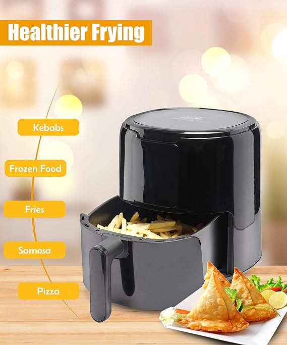 KENT Star 1300 Watt Air Fryer with LED Display Touch Panel