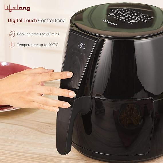 Lifelong 1350 Watt Digital Air Fryer with Touch