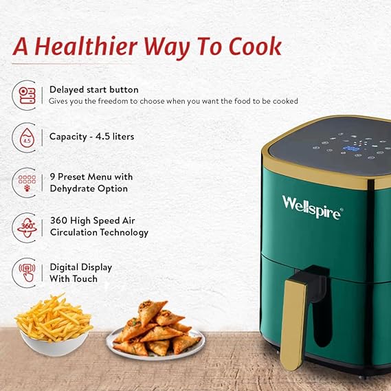 Wellspire Pro Series 1500 Watt 8-in-1 Digital Air Fryer