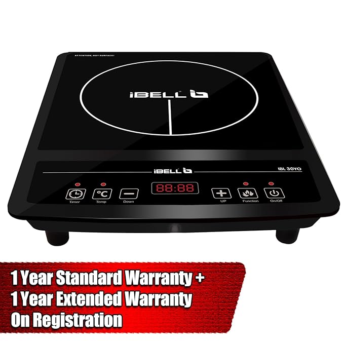 iBELL IBL30YO 2000W Induction Cooktop