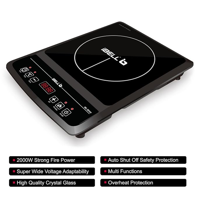 iBELL IBL30YO 2000W Induction Cooktop