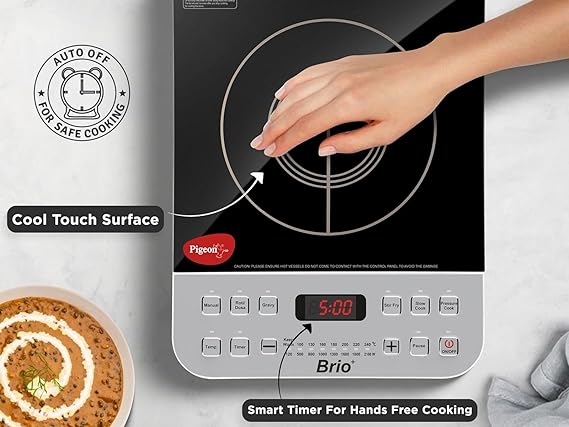 Pigeon by Stovekraft Brio Plus 2100W Induction Cooktop