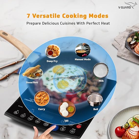 V-Guard VIC 18 EL 1800W Induction Cooktop