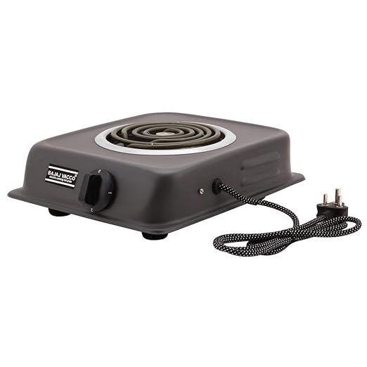 Bajaj Vacco 2000W Manual Induction Cooktop Aluminium With 1 Burner