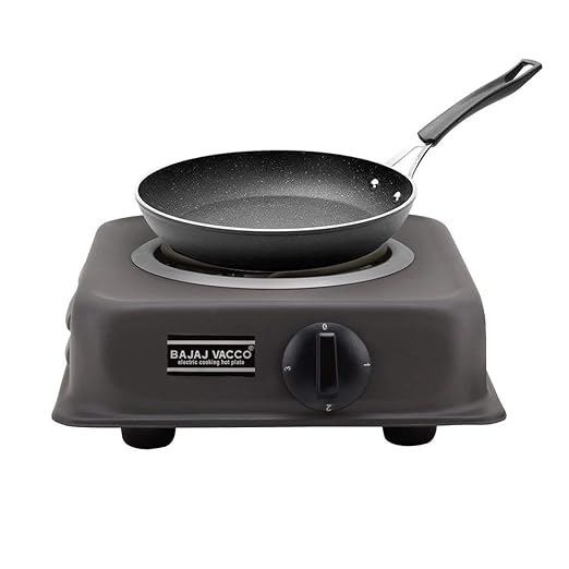 Bajaj Vacco 2000W Manual Induction Cooktop Aluminium With 1 Burner
