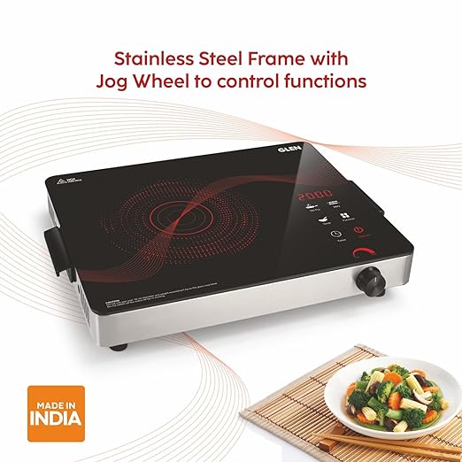 Glen 2000W Infrared Induction Stove With 3 Preset Cooking Functions