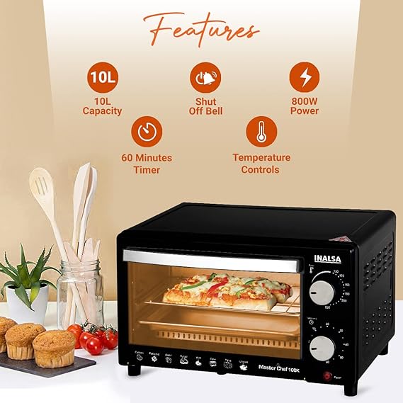 Inalsa OTG 10L 800W Oven