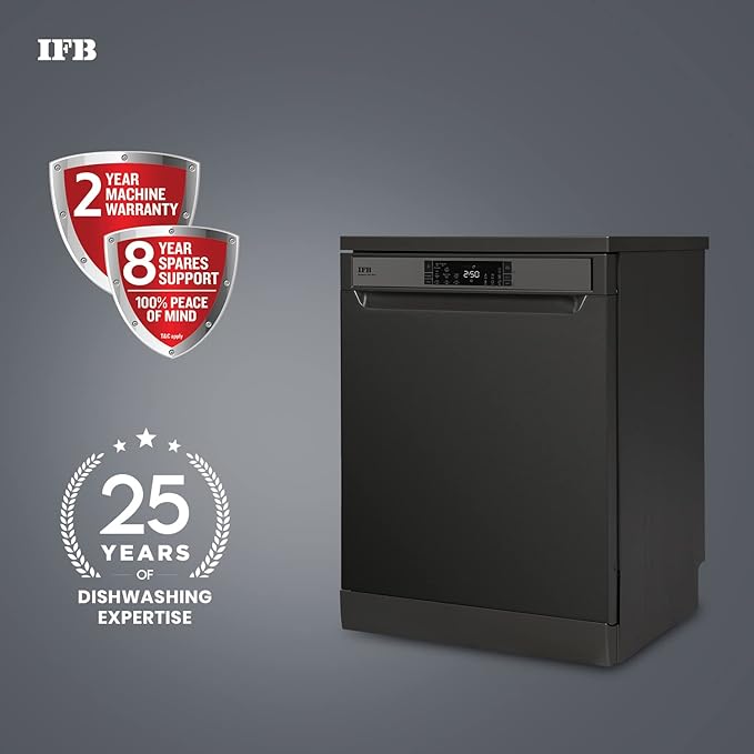 IFB 16 Place Settings Hot water wash Free Standing Dishwasher Neptune VX2 Plus