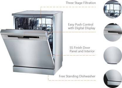 Kaff 12 Place Setting Free standing Dishwasher