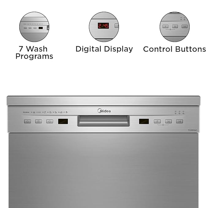 Midea 8 Place Setting Table Top Dishwasher