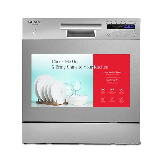 SHARP 8 Place Setting Table-Top Dishwasher