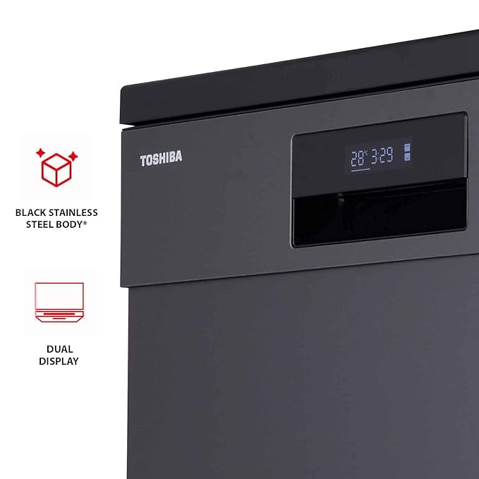 TOSHIBA 15 Place Settings Dishwasher