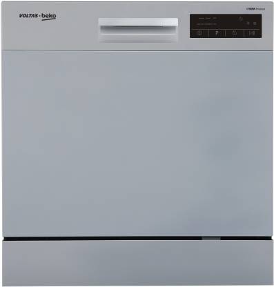 Voltas Beko 8 Place Settings Table Top Dishwasher with Inbuilt Heater