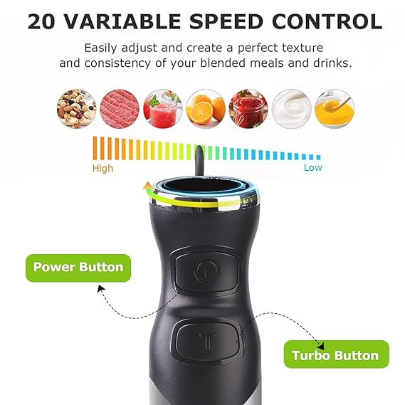 Inalsa 1200W Electric Hand Blender