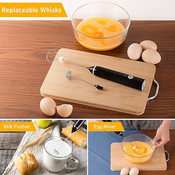 Zuvexa USB Rechargeable Electric Mixer Frother