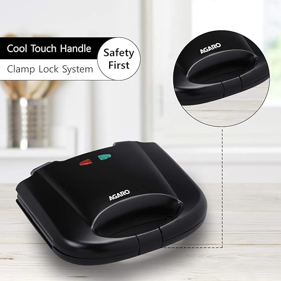 Agaro 33185 800W Elegant Sandwich Maker