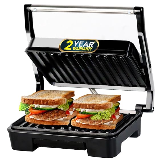 iBELL SM1515 1000W Sandwich Maker with Floating Hinges