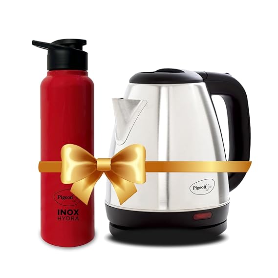 Pigeon 15L Hot Kettle and Stainless Steel Water Bottle Combo