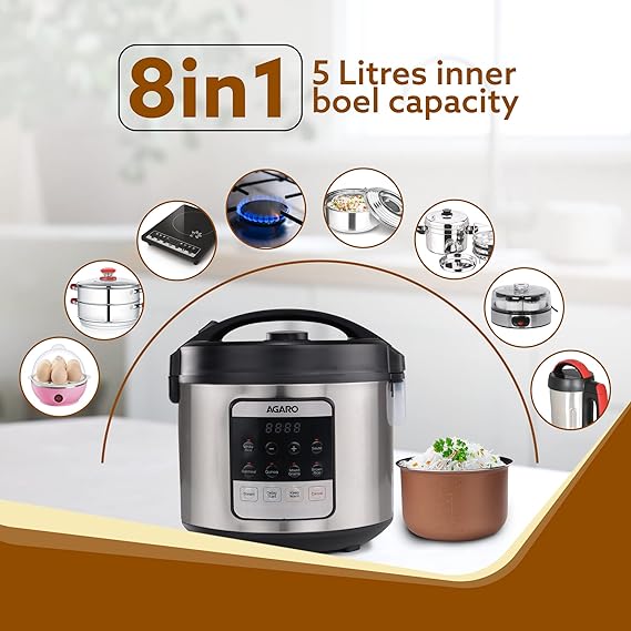 Agaro Royal 5L Electric Rice Cooker
