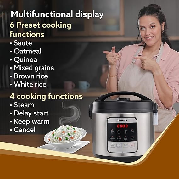 Agaro Royal 5L Electric Rice Cooker