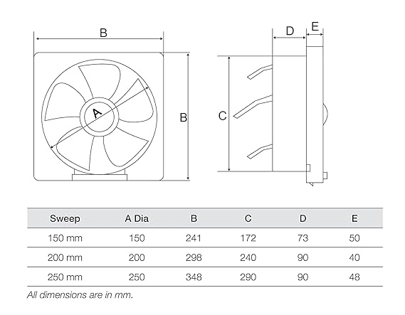 Havells Ventil Air DX 200mm Exhaust Fan