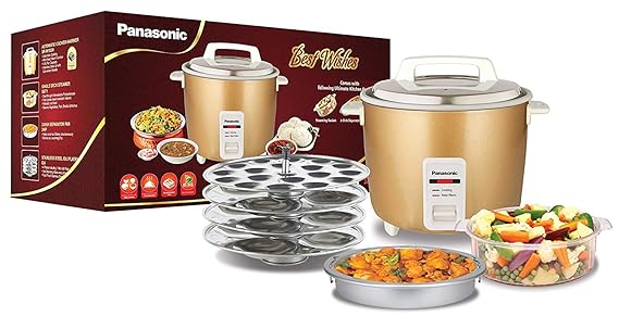 Panasonic SR-W18GH Automatic Warmer Cooker Combo Pack