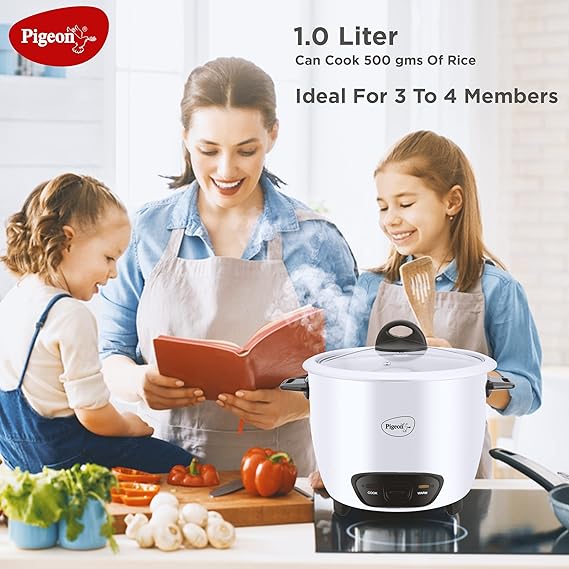 Pigeon by Stovekraft Joy Rice Cooker with Single pot