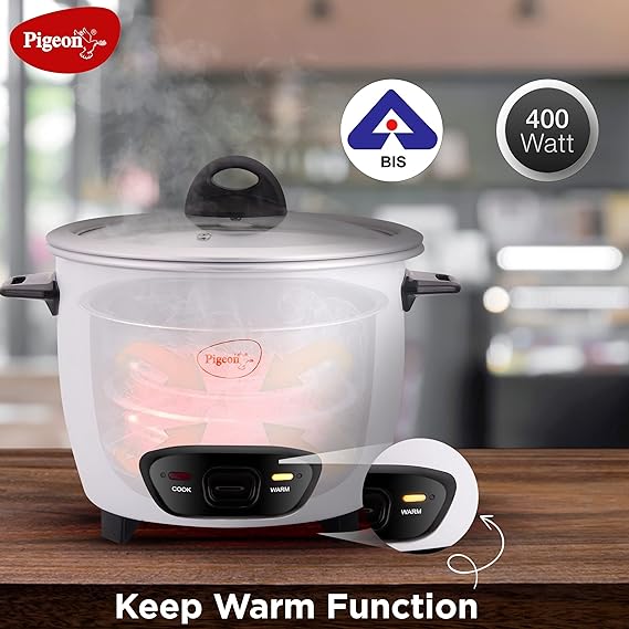 Pigeon by Stovekraft Joy Rice Cooker with Single pot