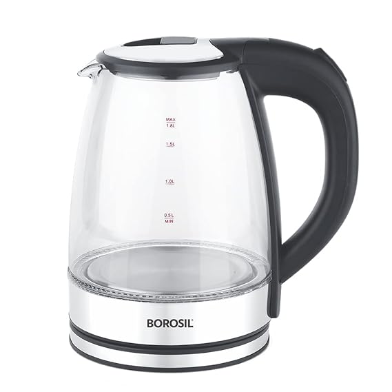 Borosil 1.8L 1500W Electric Glass Kettle