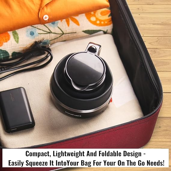 InstaCuppa 600ml 600W Foldable Silicone Electric Kettle