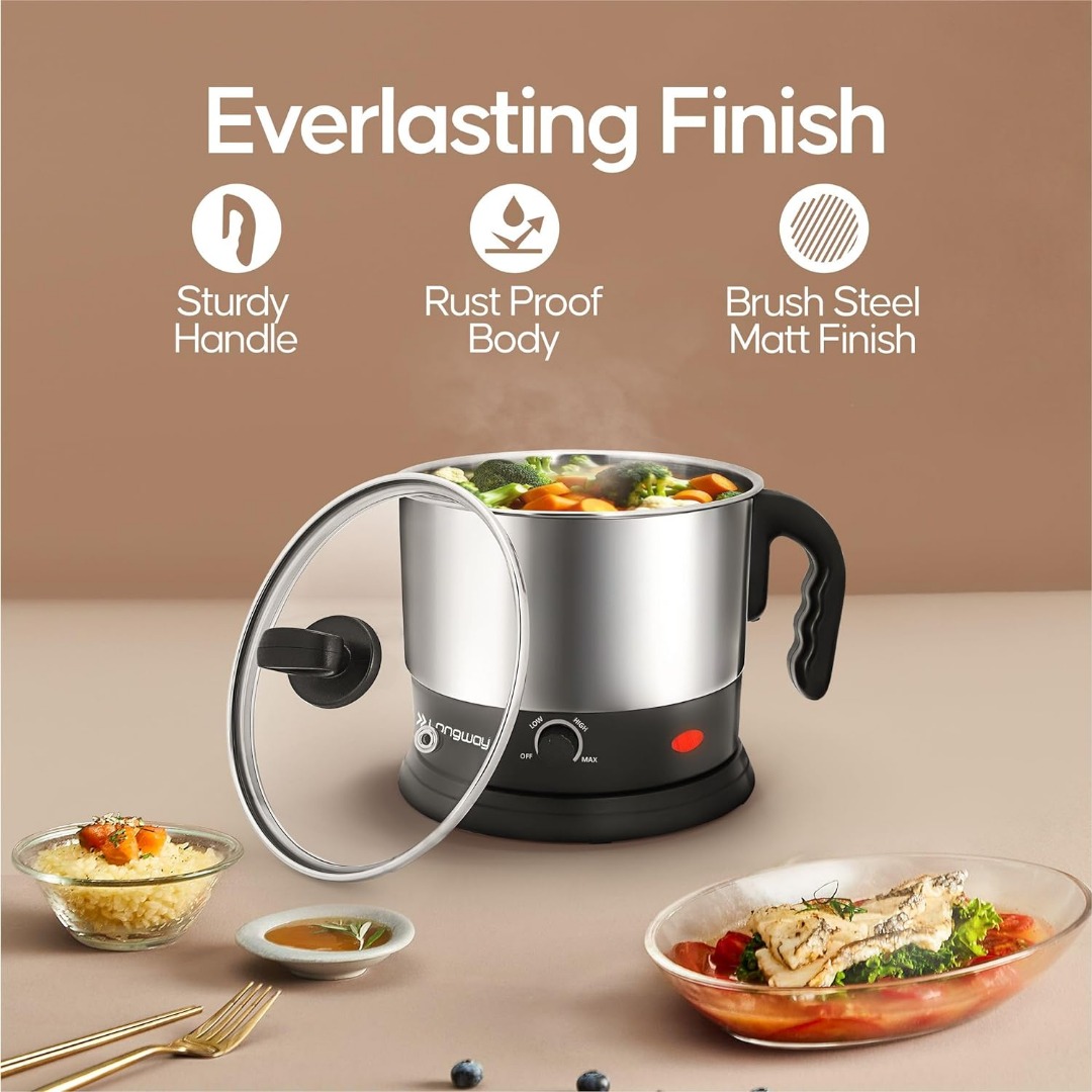 Longway Handy 1.5L 600W Multi Cooker Electric Kettle