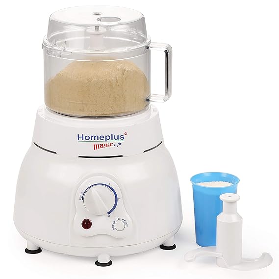 Home Plus Magic 400 Watts Atta Kneader Food Processor Cirtus Juicer Vegetable Chopper Whisker
