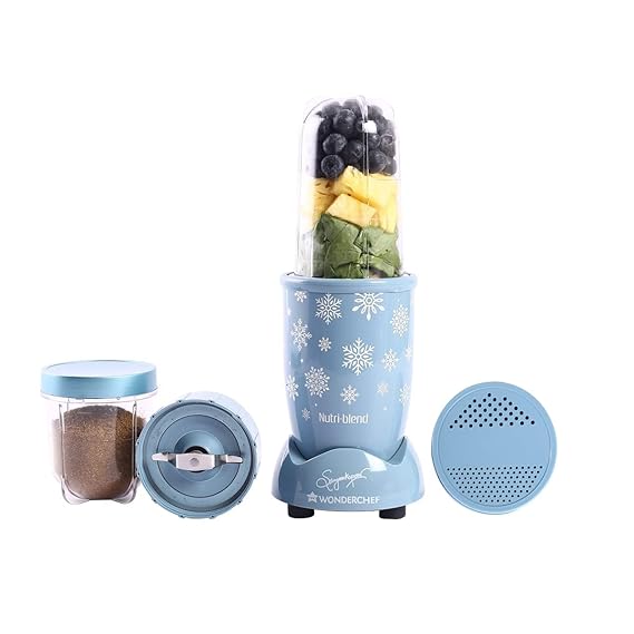 Wonderchef Nutri Blend Snowflakes with 2 Unbreakable Jars