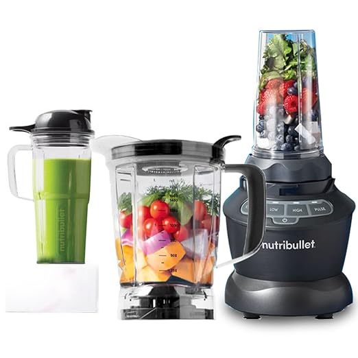 Nutribullet 1000W Combo Blender/Mixer Grinder with 2 Unbreakable Jars