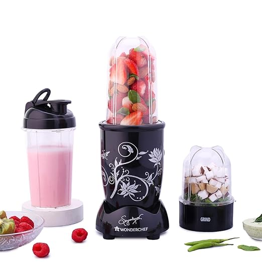 Wonderchef Nutri-blend Mixer Grinder Blender with 3 Unbreakable Jars