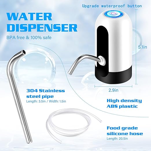 GetKen 20 Liter Water Dispenser Pump Rechargeable Water Dispenser