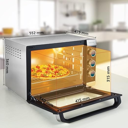 Borosil Prima 48 L 2000W Oven Toaster & Grill