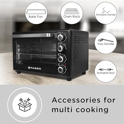 Faber Fotg Bk 34 L 1600W Oven Toaster Grill