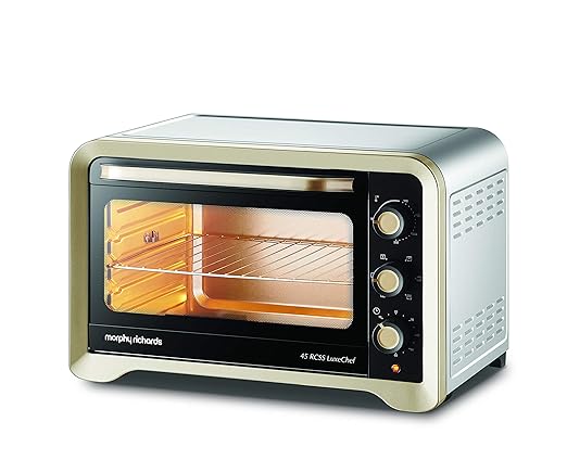 Morphy Richards 45 RCSS 45 L 1800W Luxechef Stainless Steel Body Oven Toaster Griller