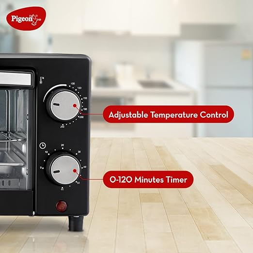 Pigeon By Stovekraft Oven Toaster Grill 9 L 1380W Otg Without Rotisserie For Oven Toaster & Grill