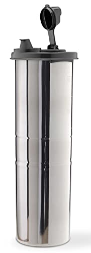 Signoraware Easy Flow Stainless Steel Oil dispenser 11 Liters | Black | Set of 1