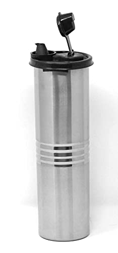 Signoraware Easy Flow Stainless Steel Oil dispenser 11 Liters | Black | Set of 1