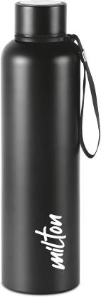 Milton Aura 1000 Thermosteel Bottle, 105 Litre, Black