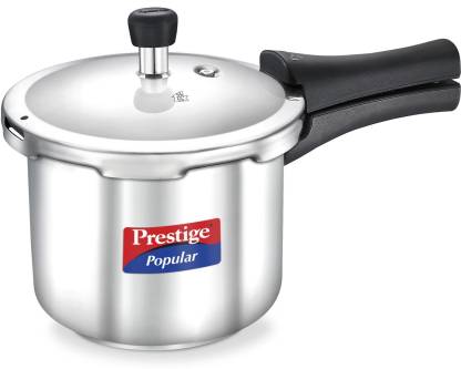 Prestige Popular Stainless Steel Outer Lid Pressure Cooker, 3ltrs